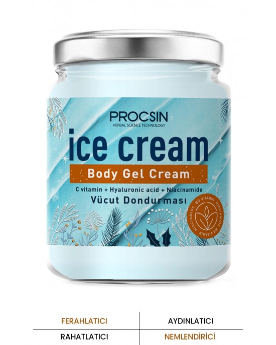 PROCSIN Ice Cream Body Gel Cream - 190 ML