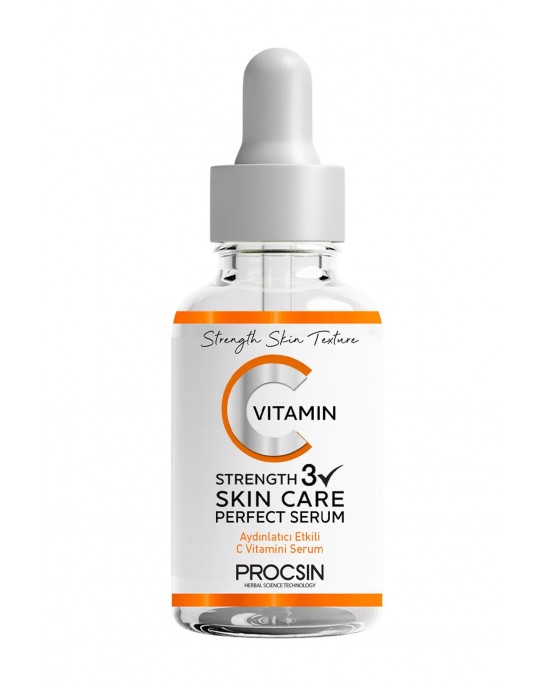 PROCSIN Vitamin C Aydınlatıcı ve Ton Eşitleyici Bakım Serumu 20ML - Türk Güzelliği ve Vitamin C'nin Gücüyle Cildinizi Dönüştürün