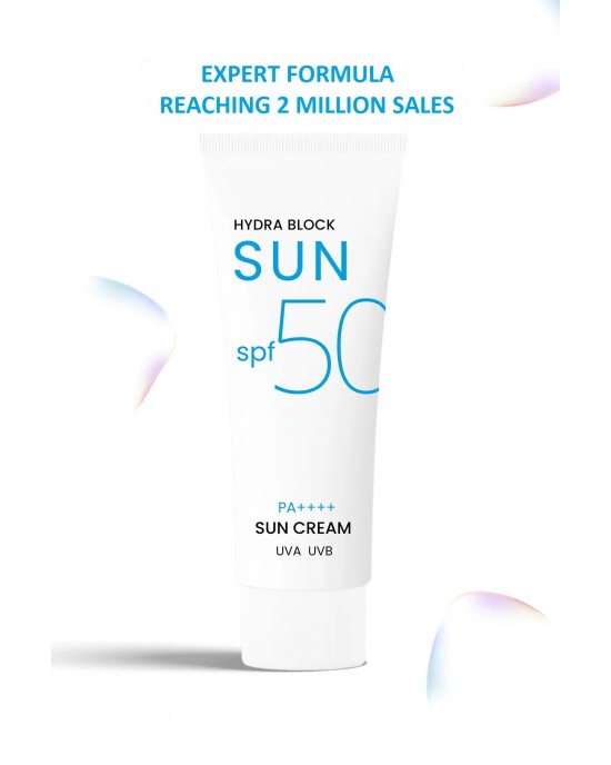 PROCSIN Sunscreen Hydra Block SUN SPF50+ ROSABORA Sun Cream: High SPF, Anti-Redness, For Sensitive Skin