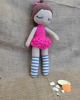 Girl Toy Amigurumi, Doll for Kids, Amigurumi Doll, Crochet Doll, 100% Organic Syrian Handmade Soft Amigurumi Toy, Amigurumi Sleeping Friend