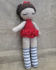 Girl Toy Amigurumi, Doll for Kids, Amigurumi Doll, Crochet Doll, 100% Organic Syrian Handmade Soft Amigurumi Toy, Amigurumi Sleeping Friend