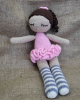 Girl Toy Amigurumi, Doll for Kids, Amigurumi Doll, Crochet Doll, 100% Organic Syrian Handmade Soft Amigurumi Toy, Amigurumi Sleeping Friend