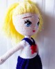 Girl Toy Amigurumi, Doll for Kids, Amigurumi Doll, Crochet Doll, 100% Organic Syrian Handmade Soft Amigurumi Toy, Amigurumi Sleeping Friend