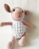 Amigurumi Sheep Crochet Toy, Doll for Kids, Amigurumi Doll, Crochet Doll, 100% Organic Syrian Handmade Soft Amigurumi Toy, Amigurumi Sleeping Friend