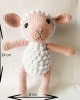 Amigurumi Sheep Crochet Toy, Doll for Kids, Amigurumi Doll, Crochet Doll, 100% Organic Syrian Handmade Soft Amigurumi Toy, Amigurumi Sleeping Friend