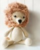 Amigurumi Lion Crochet Toy, Doll for Kids, Amigurumi Doll, Crochet Doll, 100% Organic Syrian Handmade Soft Amigurumi Toy, Amigurumi Sleeping Friend