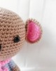 Sevimli Mini Ayı, Çocuklar İçin Bebek, Amigurumi Bebek, Örgü Bebek, %100 Organik El Yapımı Yumuşak Amigurumi Oyuncak, Amigurumi Uyku Arkadaşı