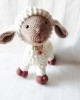 Amigurumi Sheep Crochet Toy, Doll for Kids, Amigurumi Doll, Crochet Doll, 100% Organic Syrian Handmade Soft Amigurumi Toy, Amigurumi Sleeping Friend