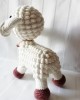 Koyun Oyuncak, Çocuklar İçin Bebek, Amigurumi Bebek, Örgü Bebek, %100 Organik El Yapımı Yumuşak Amigurumi Oyuncak, Amigurumi Uyku Arkadaşı