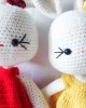 Amigurumi Rabbit Crochet Toy, Doll for Kids, Amigurumi Doll, Crochet Doll, 100% Organic Syrian Handmade Soft Amigurumi Toy, Amigurumi Sleeping Friend