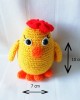 Amigurumi Little Chick Crochet Toy, Doll for Kids, Amigurumi Doll, Crochet Doll, 100% Organic Syrian Handmade Soft Amigurumi Toy, Amigurumi Sleeping Friend