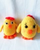 Amigurumi Little Chick Crochet Toy, Doll for Kids, Amigurumi Doll, Crochet Doll, 100% Organic Syrian Handmade Soft Amigurumi Toy, Amigurumi Sleeping Friend