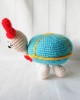 Sevimli Kaplumbağa, Çocuklar İçin Bebek, Amigurumi Bebek, Örgü Bebek, %100 Organik El Yapımı Yumuşak Amigurumi Oyuncak, Amigurumi Uyku Arkadaşı