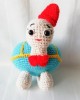 Amigurumi Turtle, Doll for Kids, Amigurumi Doll, Crochet Doll, 100% Organic Syrian Handmade Soft Amigurumi Toy, Amigurumi Sleeping Friend