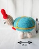 Amigurumi Turtle, Doll for Kids, Amigurumi Doll, Crochet Doll, 100% Organic Syrian Handmade Soft Amigurumi Toy, Amigurumi Sleeping Friend