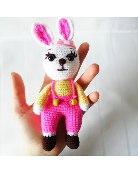 Anahtarlık, Çocuklar İçin Bebek, Amigurumi Bebek, Örgü Bebek, %100 Organik El Yapımı Yumuşak Amigurumi Oyuncak, Amigurumi Uyku Arkadaşı