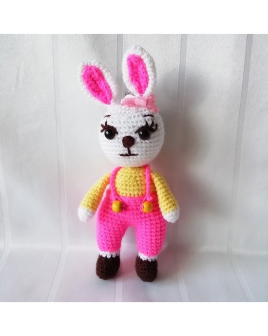 Anahtarlık, Çocuklar İçin Bebek, Amigurumi Bebek, Örgü Bebek, %100 Organik El Yapımı Yumuşak Amigurumi Oyuncak, Amigurumi Uyku Arkadaşı