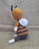 Amigurumi Bee Crochet Toy, Doll for Kids, Amigurumi Doll, Crochet Doll, 100% Organic Syrian Handmade Soft Amigurumi Toy, Amigurumi Sleeping Friend