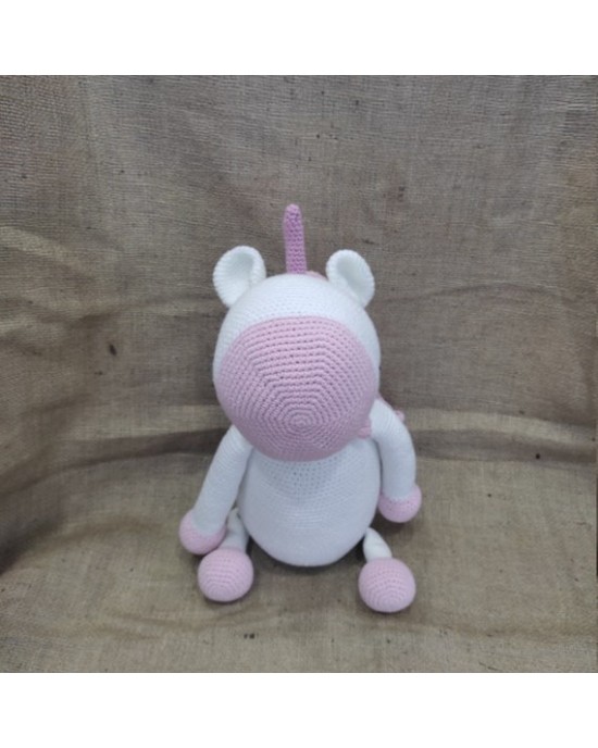 Unicorn Oyuncak, Çocuklar İçin Bebek, Amigurumi Bebek, Örgü Bebek, %100 Organik El Yapımı Yumuşak Amigurumi Oyuncak, Amigurumi Uyku Arkadaşı