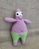 Amigurumi Patrick Star Crochet Toy, Doll for Kids, Amigurumi Doll, Crochet Doll, 100% Organic Syrian Handmade Soft Amigurumi Toy, Amigurumi Sleeping Friend