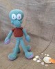 Squidward Oyuncak, Çocuklar İçin Bebek, Amigurumi Bebek, Örgü Bebek, %100 Organik El Yapımı Yumuşak Amigurumi Oyuncak, Amigurumi Uyku Arkadaşı