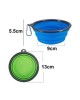 Foldable Cat Dog Food Water Bowl - Pet Portable Bowl