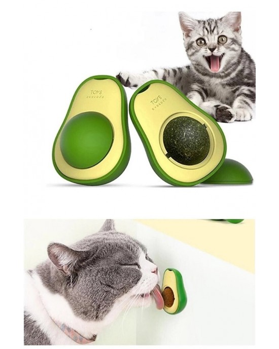 كرة نبات الأفوكادو للقطط - لعبة نبات الأفوكادو للقطط - لعبة نبات الأفوكادو بنعناع القط