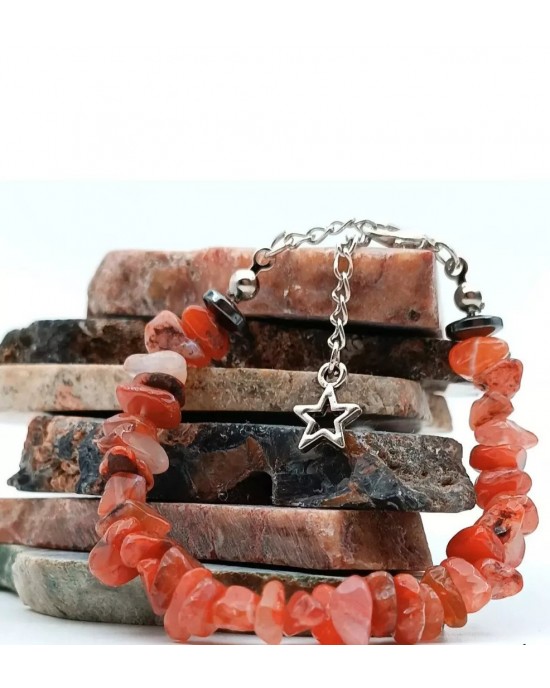 Natural Stone Amber Women Bracelet for Past Life Healing