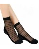 Women's Patterned Black Tulle Socks 6 Pack - Stylish and Comfy Socks