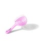 3D Design Soft Touch Hair Brush Lilac Color - Eco-Friendly & Hair Care