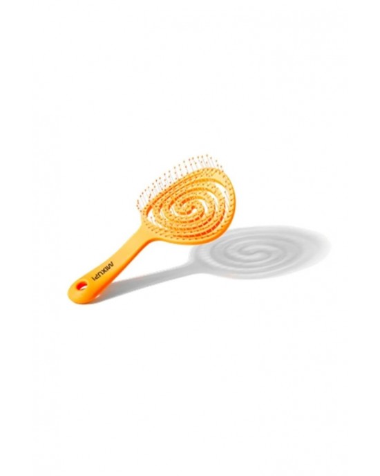 3D Design Soft Touch Hair Brush Lilac Color - Eco-Friendly & Hair Care