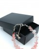 Natural Stone Rose Quartz Women's Bracelet - Healing Crystal Gift