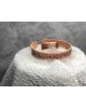 Pure Copper Bracelet and Ring Set with Evil Eye Verse - Authentic Copper Jewelry for Positive Energy