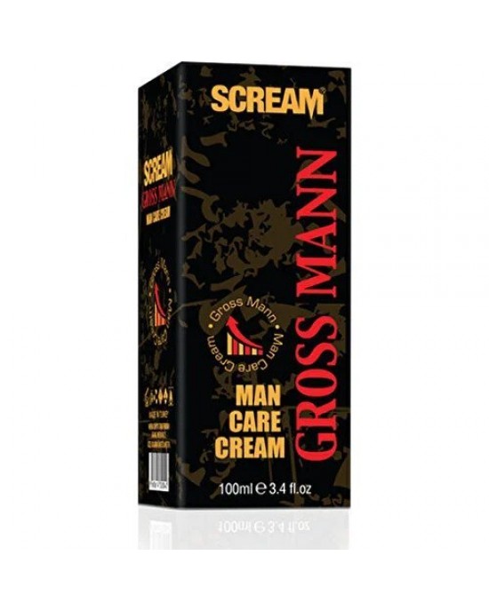 كريم SCREAM GROSS MANN - كريم العناية بالقضيب 100 مل من Gross Mann, تكبير القضيب وزيادة في الانتصاب