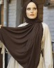 Women's Soft Bitter Brown Cotton Combed Shawl-Hijab