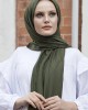 Women's Cotton Combed Cotton Shawl-Hijab, Khaki Color