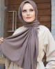Women's Cotton Combed Cotton Shawl-Hijab in DARK MINK
