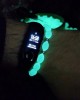 Glow in the Dark Green Phosphorescent Cat's Eye Powder Amber Bracelet