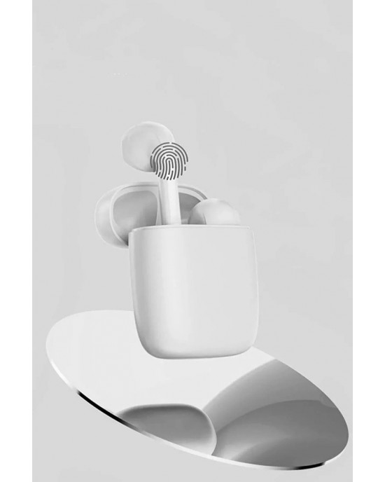 سماعات i12 Pro Airpods الجيل الثاني - سماعات بلوتوث بيضاء متوافقة مع iPhone و Android 