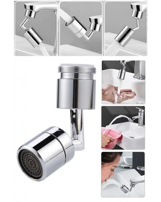 720 Degree Rotatable 4 Filter Faucet Head Universal Function Saving Kitchen Sink Head