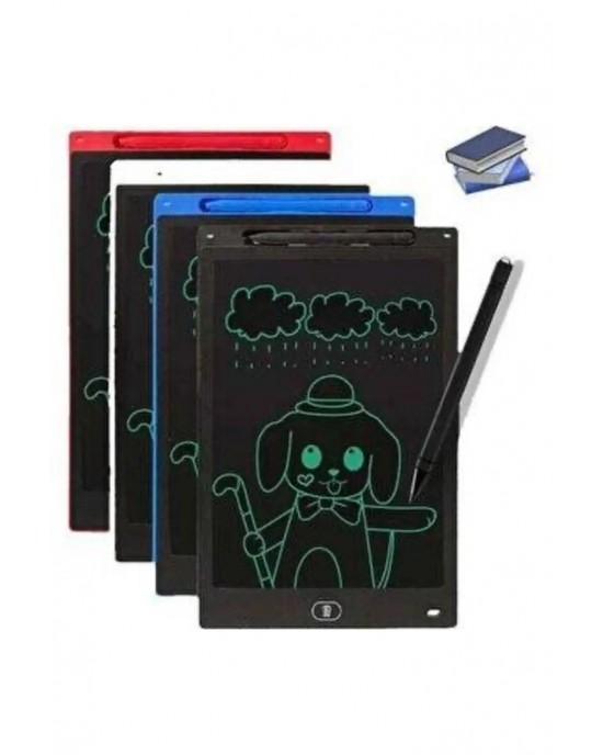 لوحة كتابة ورسم رقمية للأطفال بشاشة LCD 8.5 بوصة وقلم كمبيوتر - دعوا أطفالكم يتعلمون وهم يستمتعون