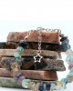 Natural Stone Fluorite Women's Bracelet - Broken Stone - Gift Bracelet