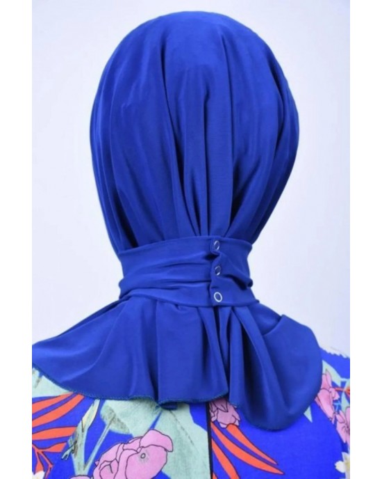 Snap Fastened Scarf Shawl - Comfortable Headwear for Daily and Special Occasions