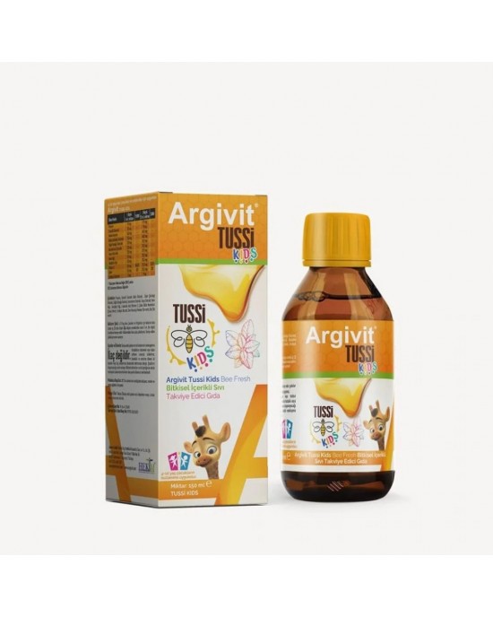 Argivit Cough Syrup for Children, Immediate Effect, Original Argivit Tussi Kids Syrup 150 ml