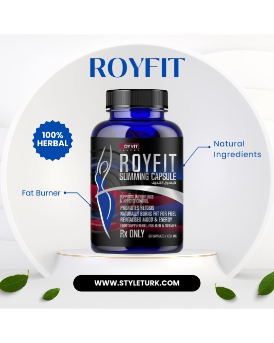 ROYFIT Slimming Capsules, Safety Way to Lose Weight Naturally, 60 Herbal Capsules