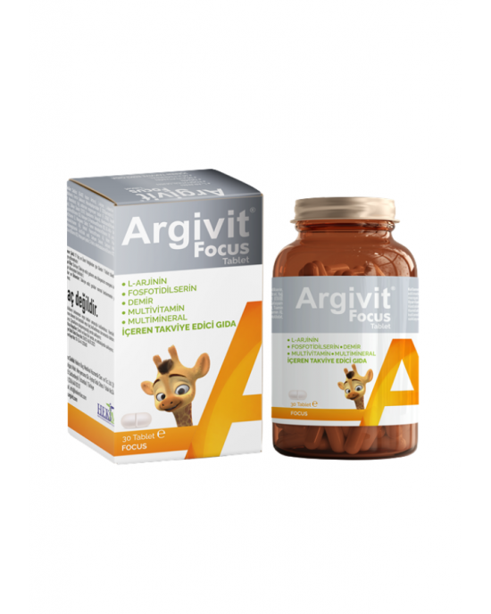 حبوب ارجيفيت فوكس Argivit Focus  للطول Argivit المكمل الغذائي الأمثل لزيادة الطول لدى المراهقين وتحسين التركيز والطاقة - 30 حبة